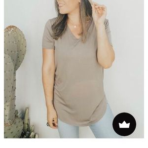 CJ's Favorite V-Neck Tee, Cocoa